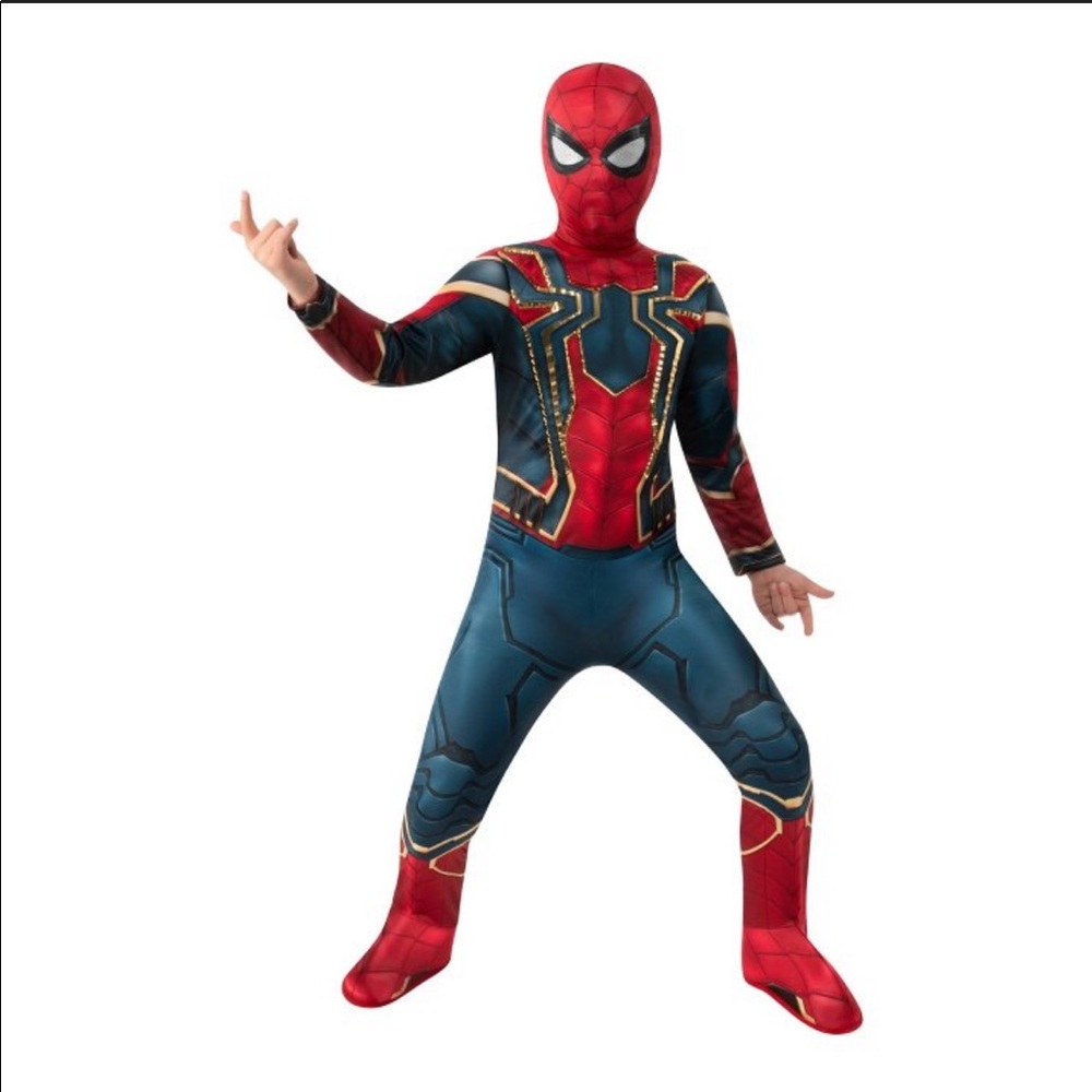 Small toddler Spider Man costume.